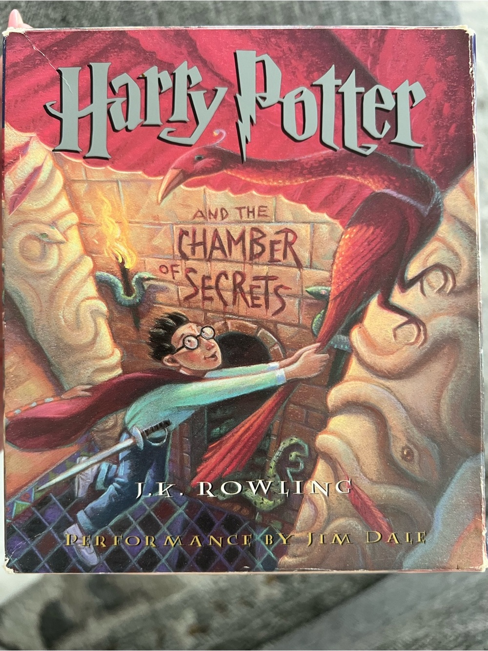 Harry Potter and the Chamber of Secrets Audio Book- 8 disk set CD’s  💿